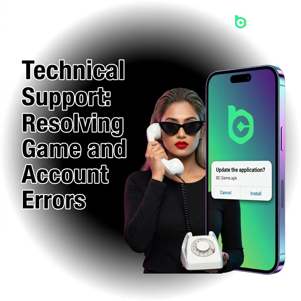 BC Game technical support resolving login, payment, game loading, and account errors via live chat or email
