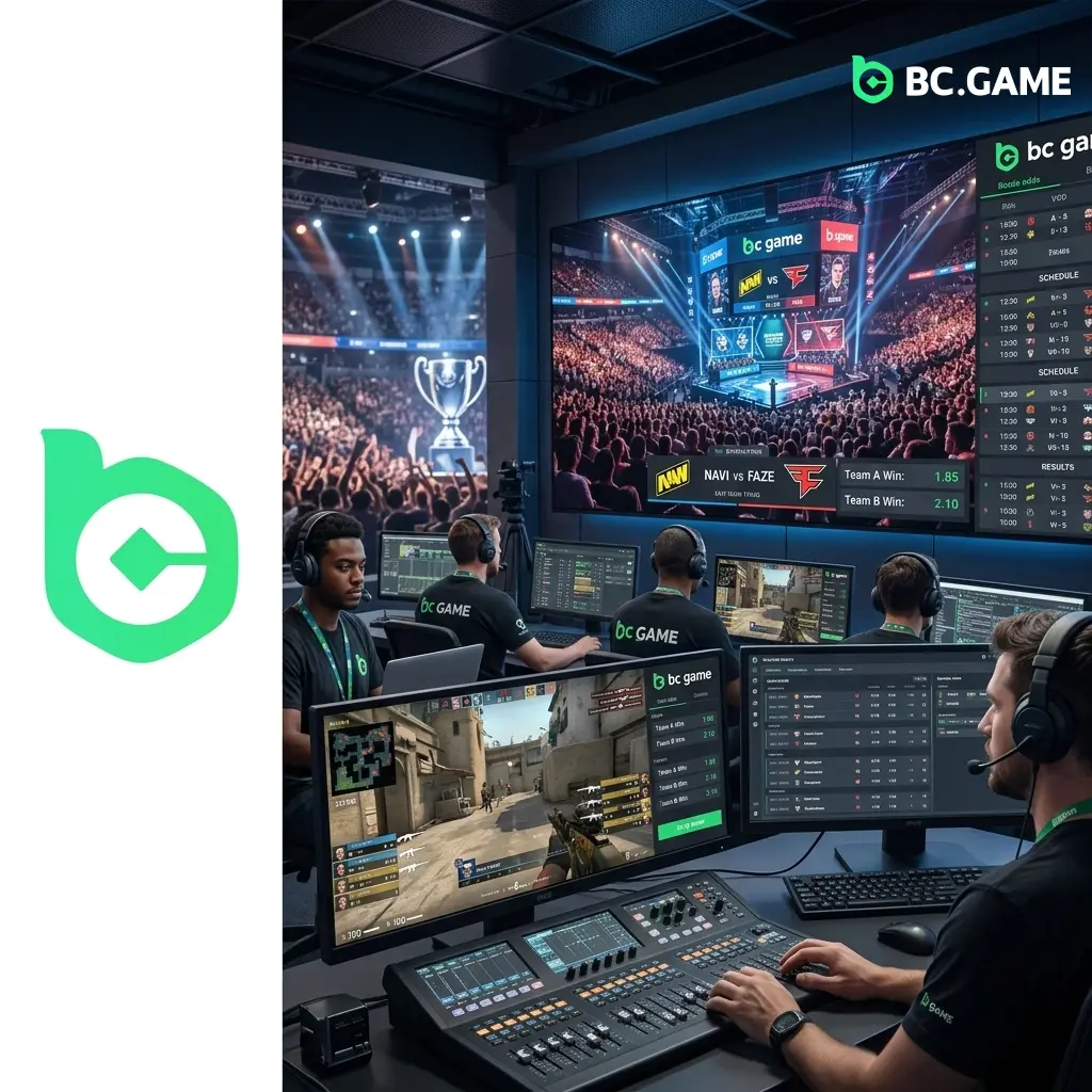 BC Game esports betting section showing Dota 2, CS2, LoL and Valorant markets for Indian players