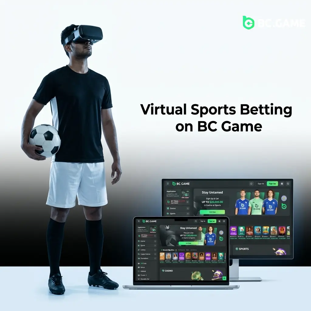 Virtual sports betting on BC Game featuring football, horse racing, basketball, tennis and greyhound racing for Indian players